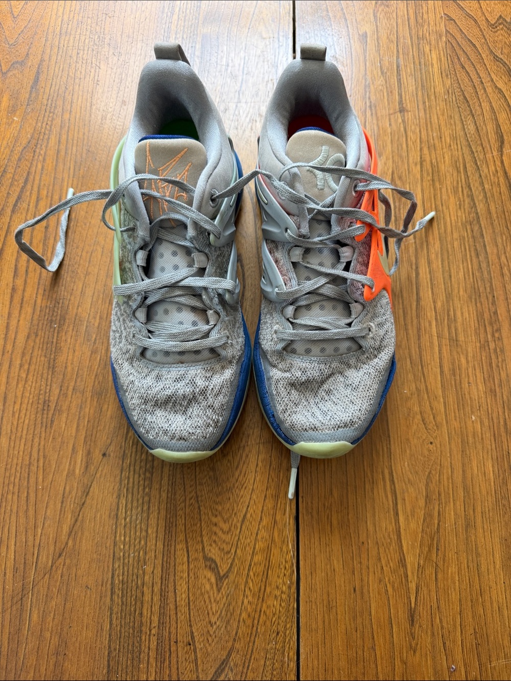 Nike Gray and Neon Green Athletic Sneaker